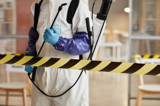 Professional Biohazard Cleanup technician working in Blairstown, NJ